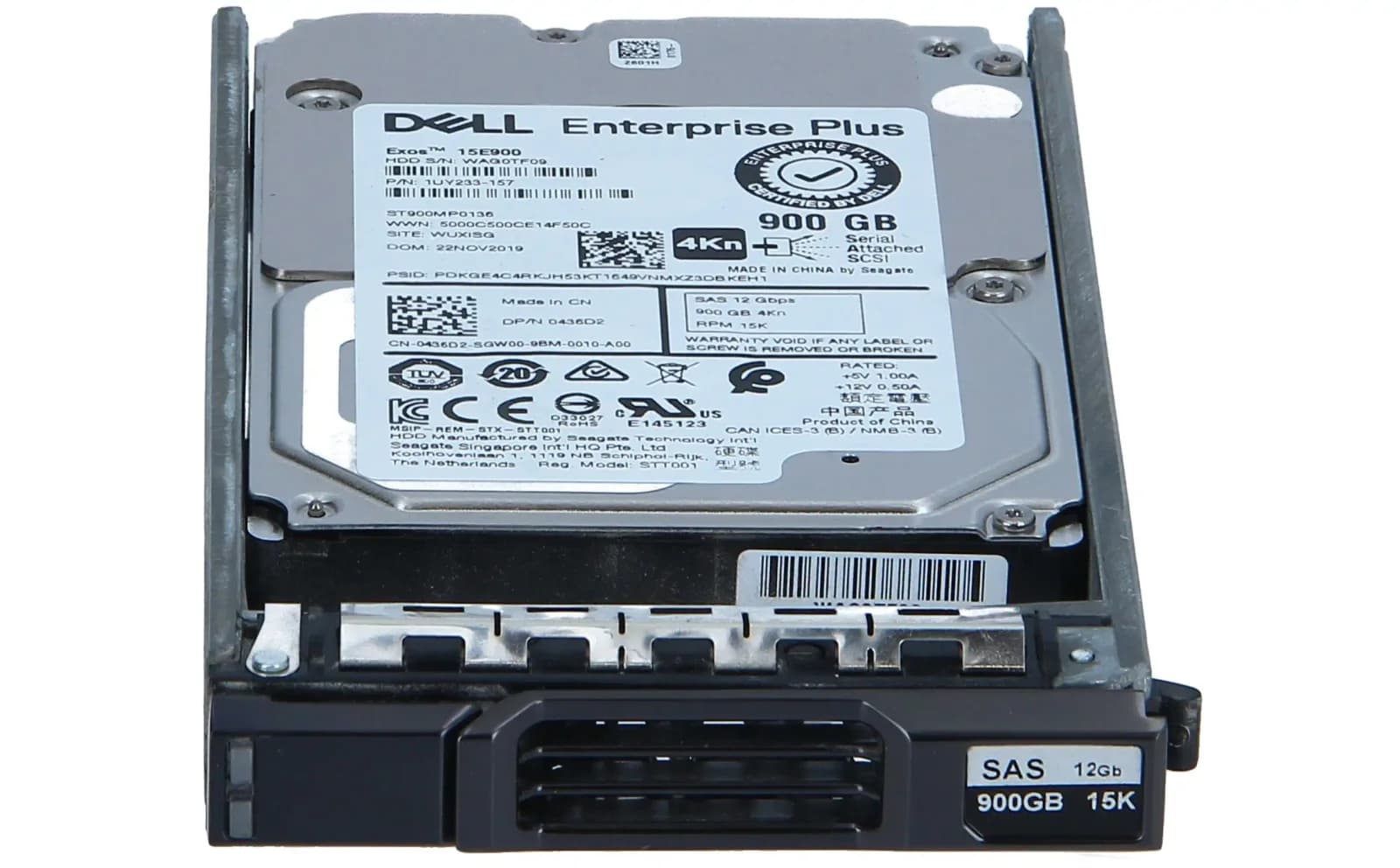 DELL Compellent 900GB SAS 15k 2.5" 12G 4kn Hard Drive (436D2)