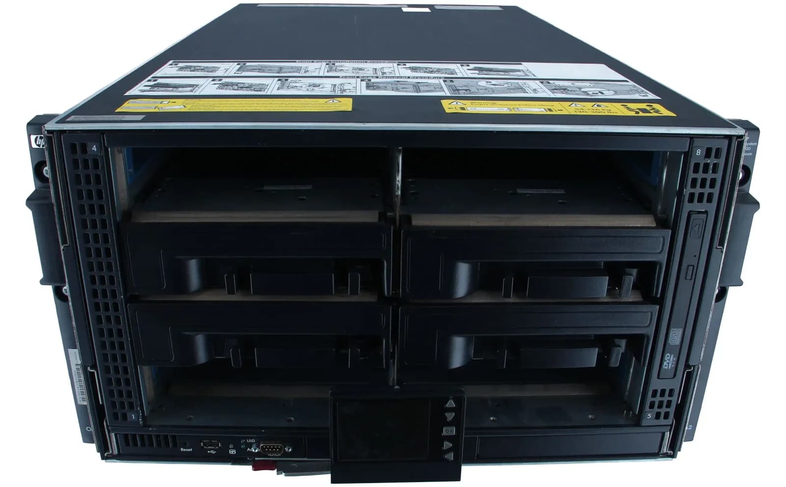 HP BladeSystem c3000 Single-Phase Rack Enclosure with 8 Insight Control Enviroment Trial Licenses, 4 Fans, 2 PS (437502-B21)