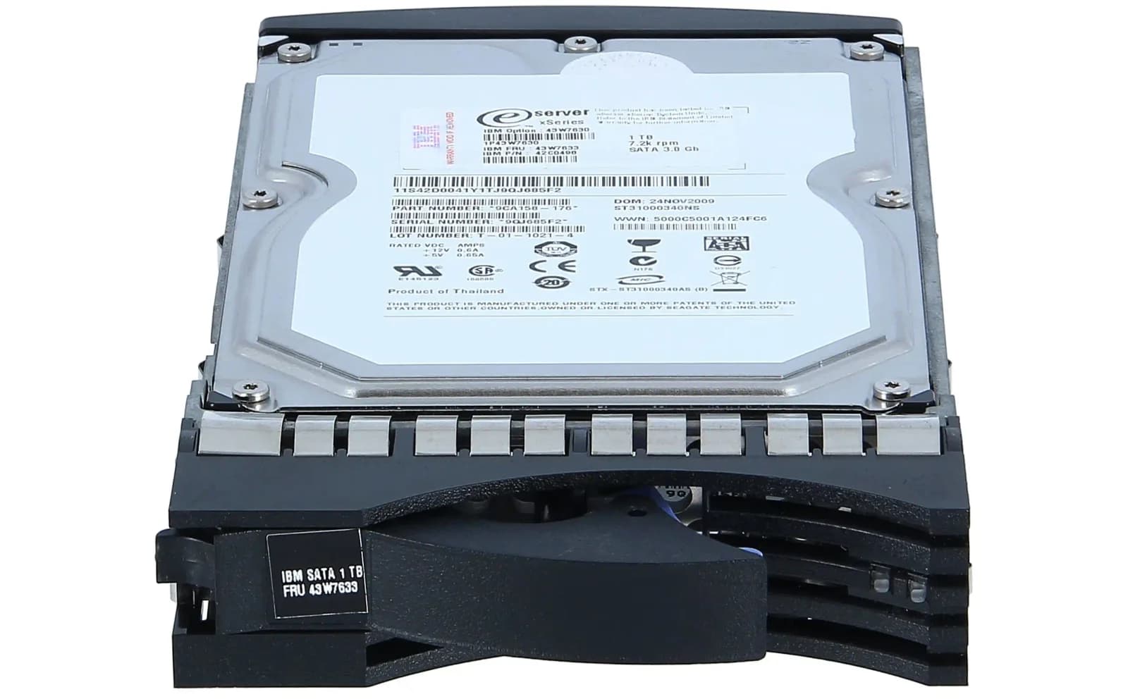 IBM 1TB 7.2K Dual Port SATA (43W7633)