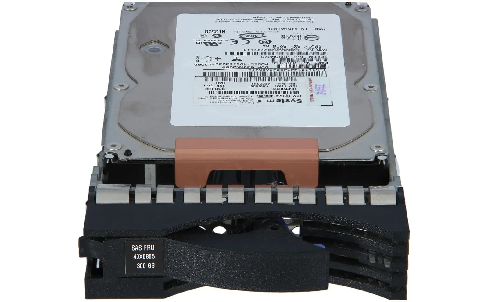 Lenovo IBM 300GB 15K 3G 3.5INCH SAS HDD (43X0802)