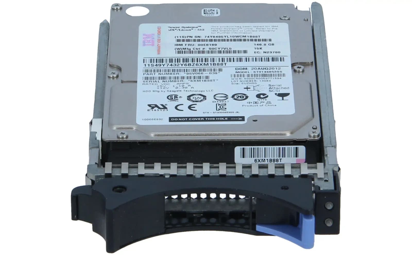 IBM 44v6845, 146GB 15K RPM SFF SAS HDD (44v6845)