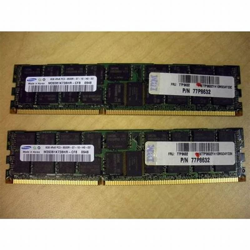 IBM 16GB (2x 8GB) PC3-8500 DDR3 ECC 1066MHz (4527)