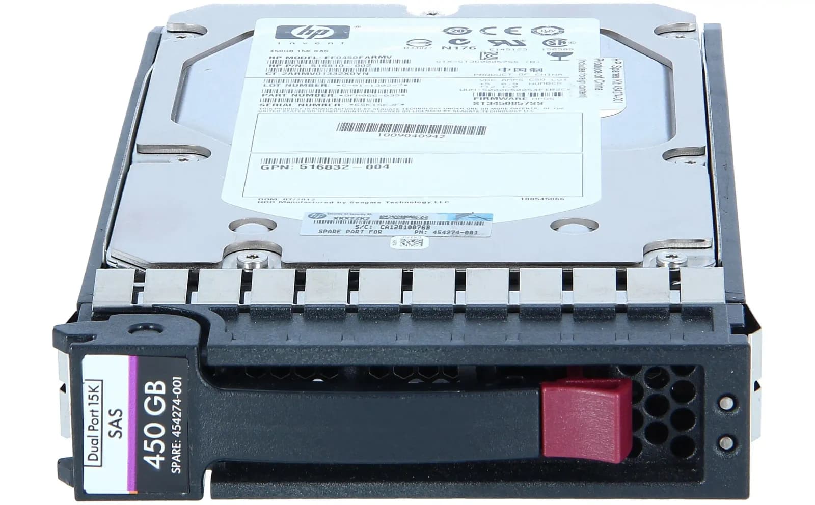 HP 450GB 15K 3G SAS 3.5INCH DP HDD (454232-B21)