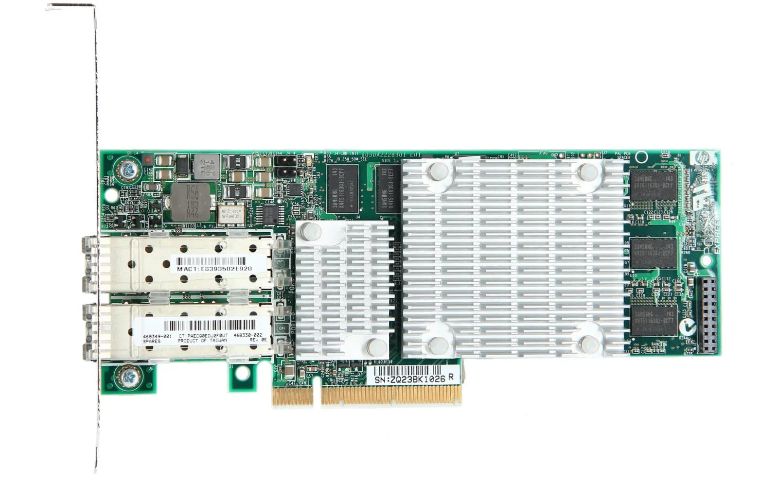 HP NC522SFP Dual Port 10GbE Gigabit Сервер Адаптер (468332-B21)