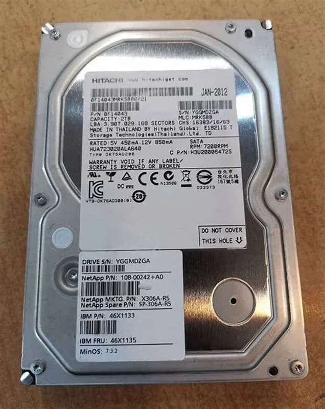 IBM FC 4021, 2 TB SATA Drive PN X306A-R5 PN 46X1133 (46X1133)