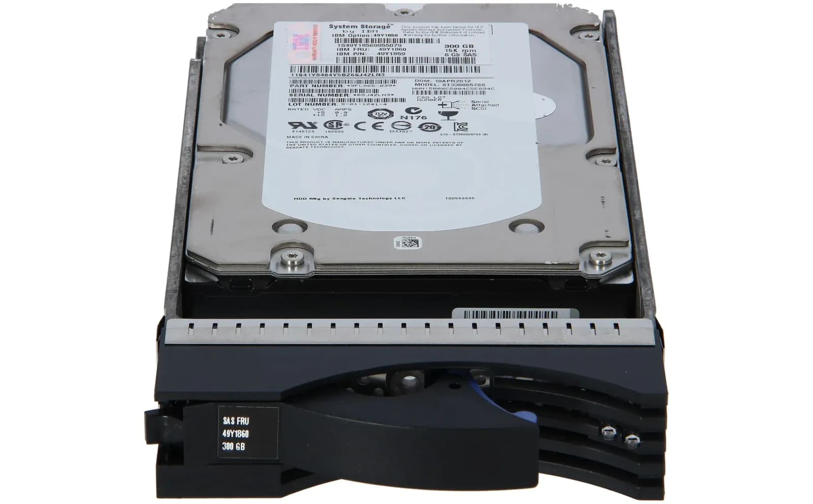 IBM 300GB 15K 6G LFF SAS HDD (49Y1856)