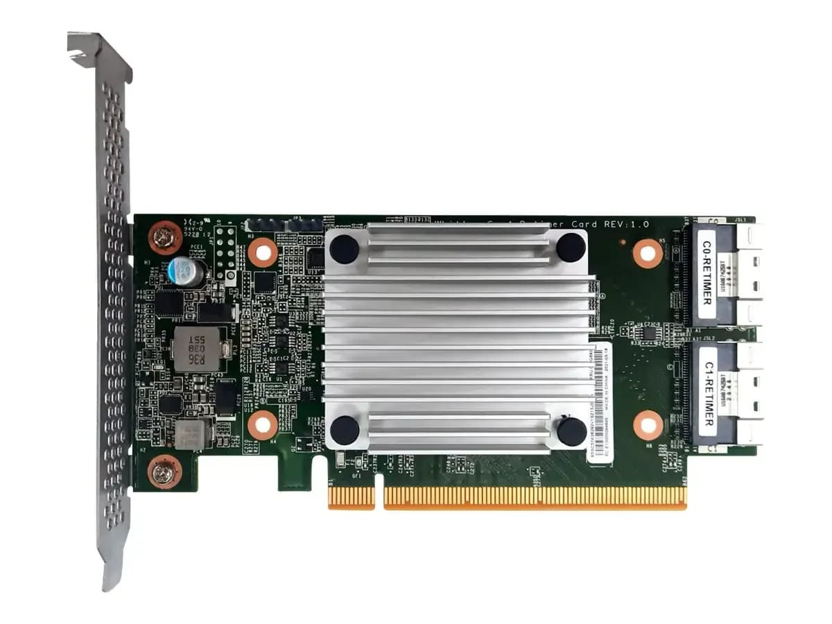 Lenovo ThinkSystem, Storage controller, 4 Channel, NVMe retimer, NVMe, PCIe 4.0 x16 (4C57A65446)