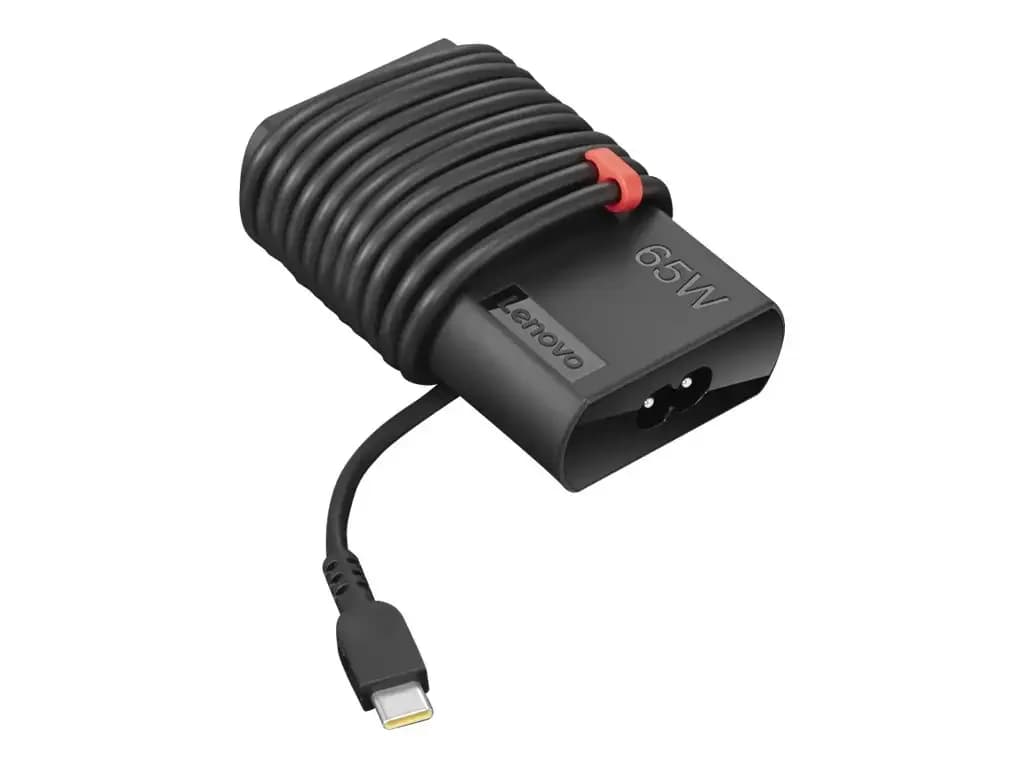 Lenovo ThinkPad 65W Slim AC Adapter (USB Type-C), Power adapter, AC 90-265 V, 65 Watt (4X20V24678)