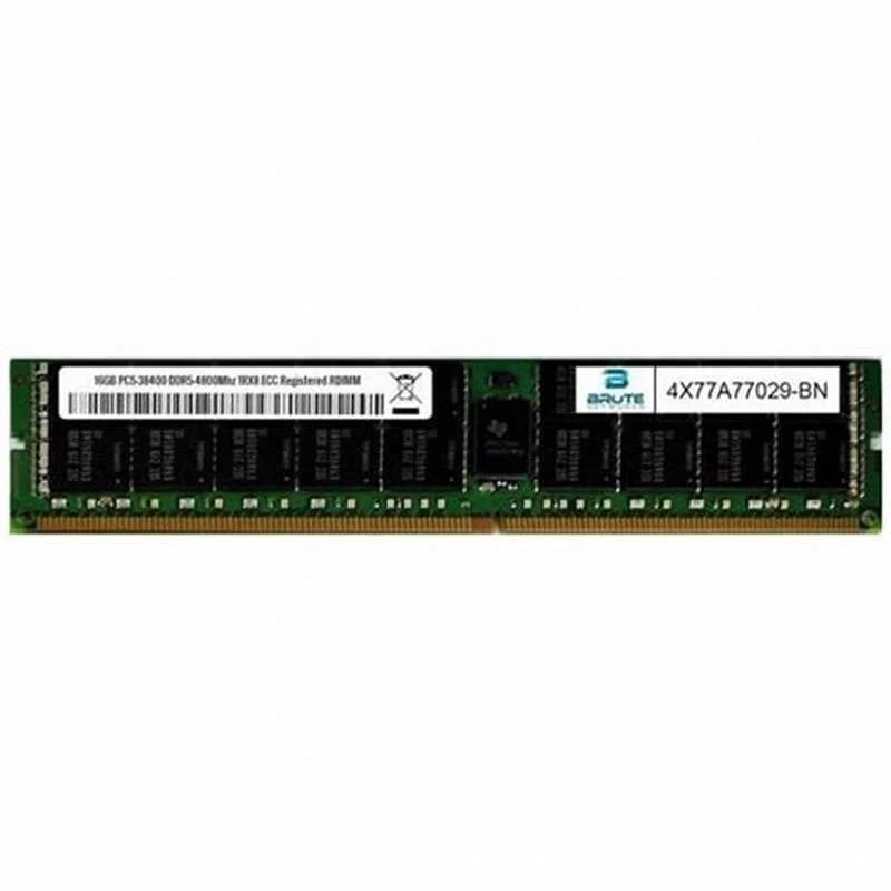Lenovo ThinkSystem, TruDDR5, module, 16 GB, DIMM 288-pin, 4800 MHz, registered (4X77A77029)