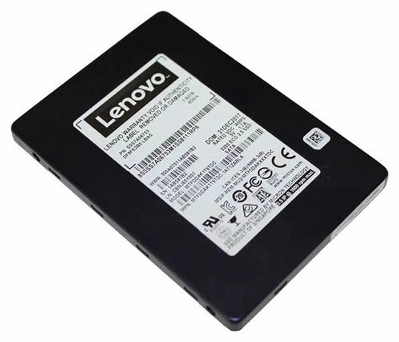 Lenovo ThinkSystem DE Series, 1.92TB, 1DWD, hot-swap, 2.5", SSD, 2U24, SAS 12Gb/s (4XB7A74951)