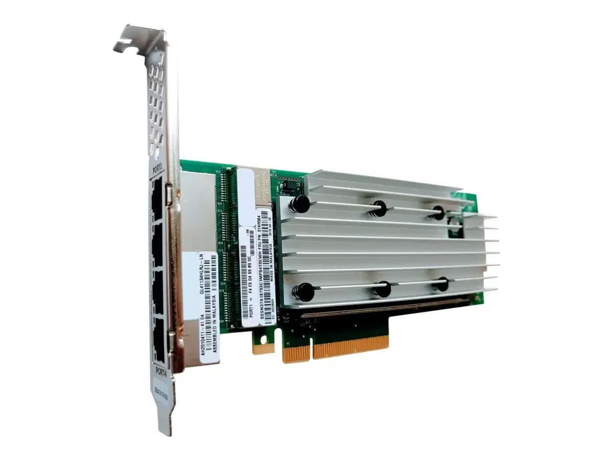 Lenovo ThinkSystem QL41134, Network adapter, PCIe 3.0 x8, Gigabit Ethernet / 10Gb Ethernet x 4 (4XC7A08225)