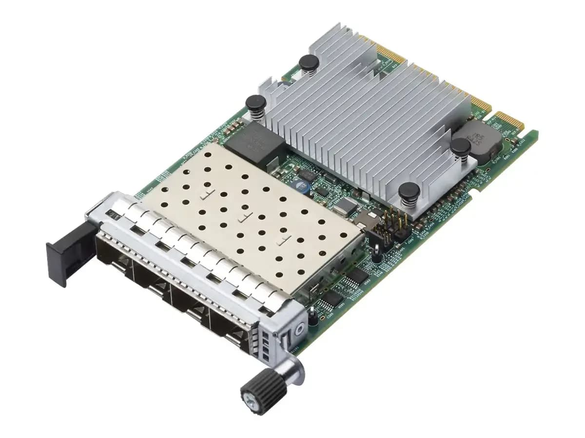 Lenovo ThinkSystem Broadcom 57454, Network adapter, OCP 3.0, 10/25 Gigabit SFP28 x 4 (4XC7A08242)