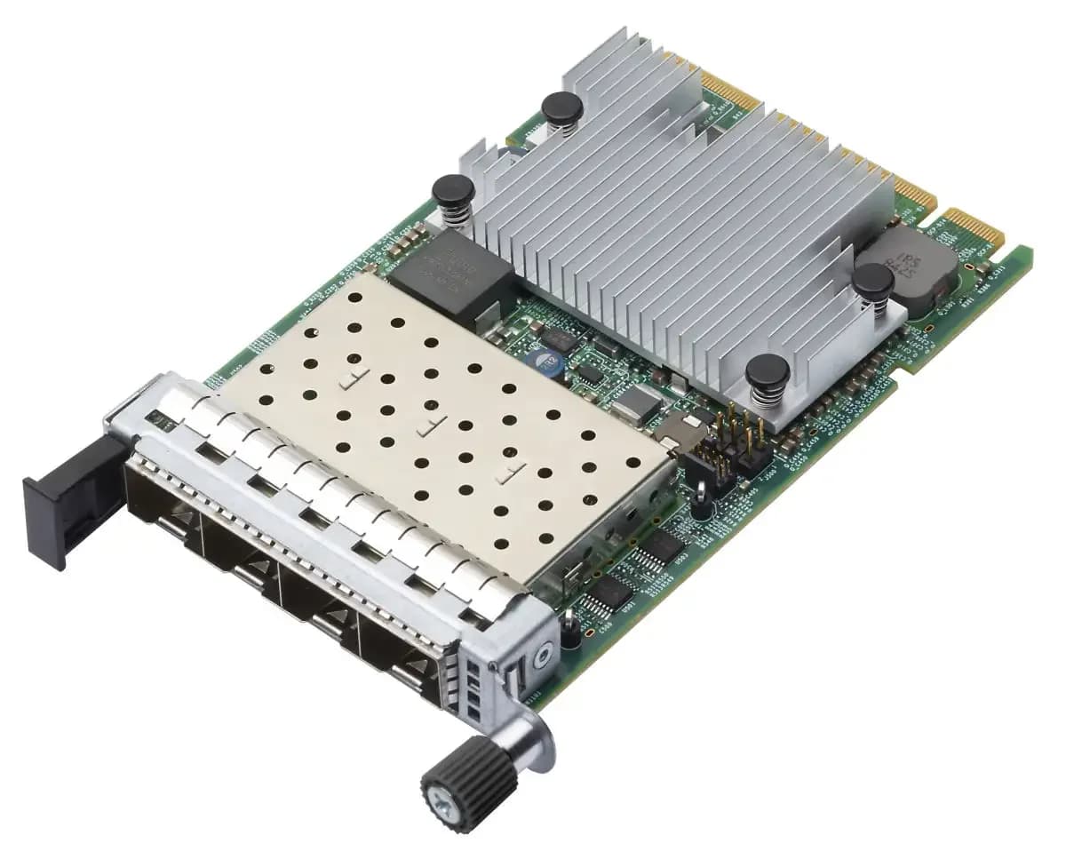 Lenovo ThinkSystem Broadcom 57454, V2, network Адаптер, PCIe 3.0 x16, 10/25 Gigabit SFP28 x 4 (4XC7A08316)