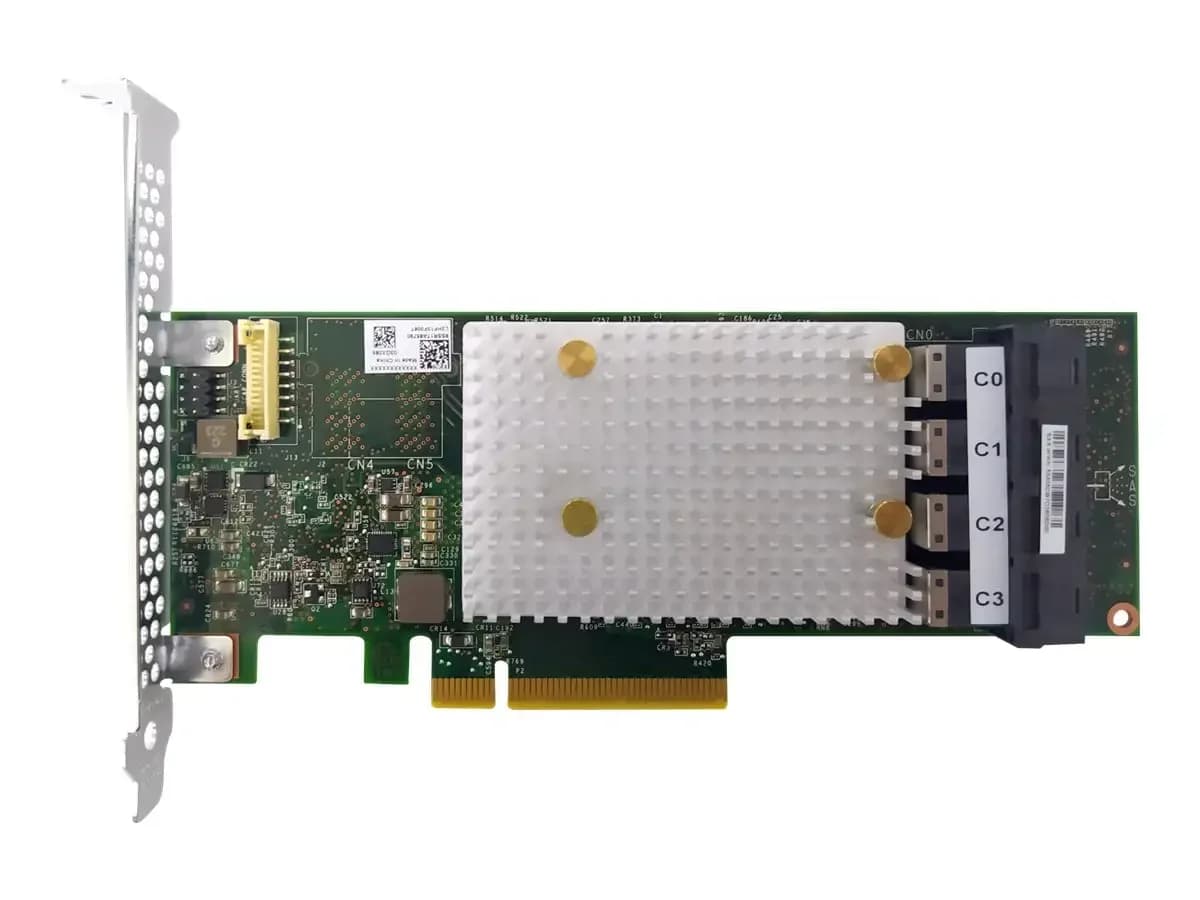 Lenovo ThinkSystem 9350-16i, Storage controller (RAID), 16 Channel, SATA / SAS 12Gb/s, RAID RAID 0 1 5 6 10 50, JBOD, PCIe 3.0 x8 (4Y37A72485)