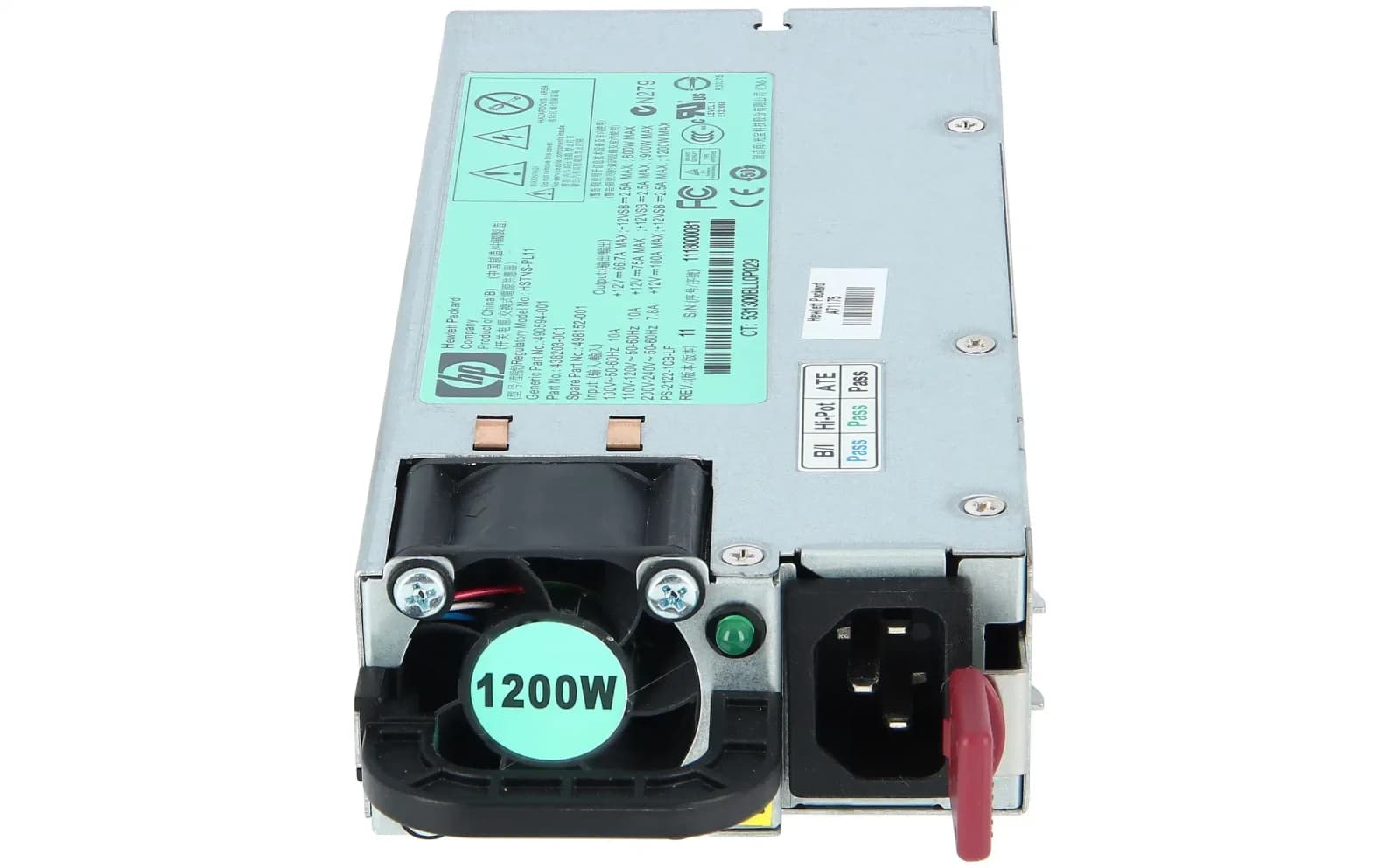 HP qida bloku ( Plug-In-модуль ), 1200 Watt (500172-B21)