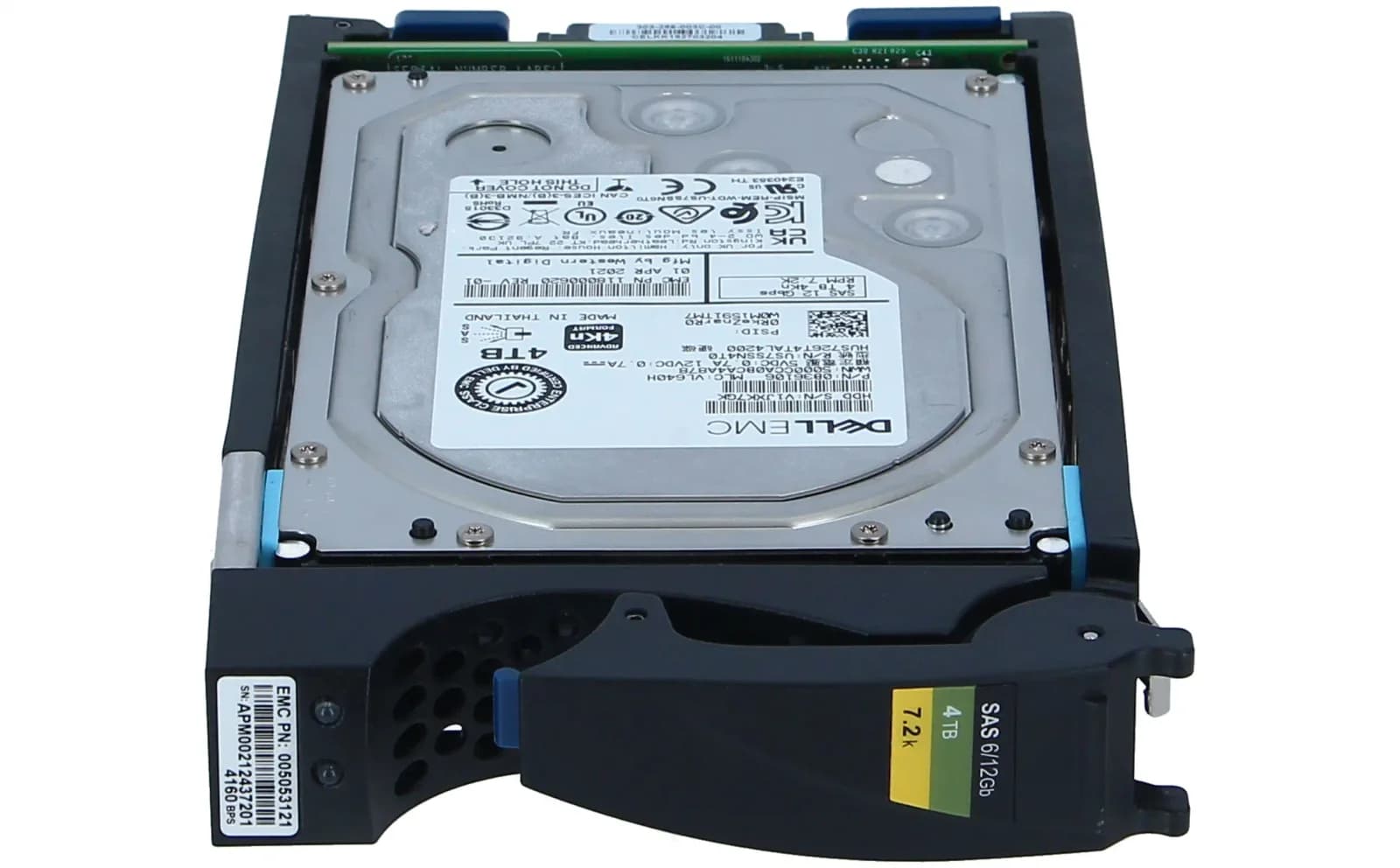 DELL 5053121, Dell EMC 4 TB NLSAS 12G HDD for Unity 380/480/680/880, 15 Slot Storage (5053121)