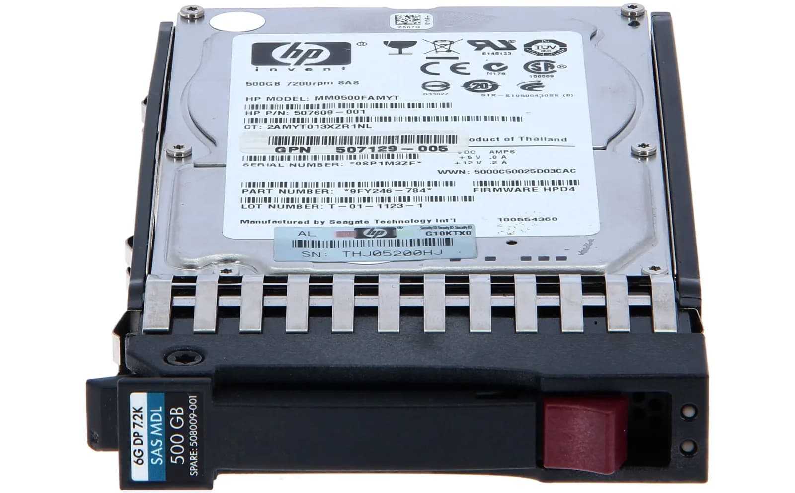 HPE HP 500GB 6G SAS 7.2K rpm SFF (2.5inch) Dual Port (508009-001)