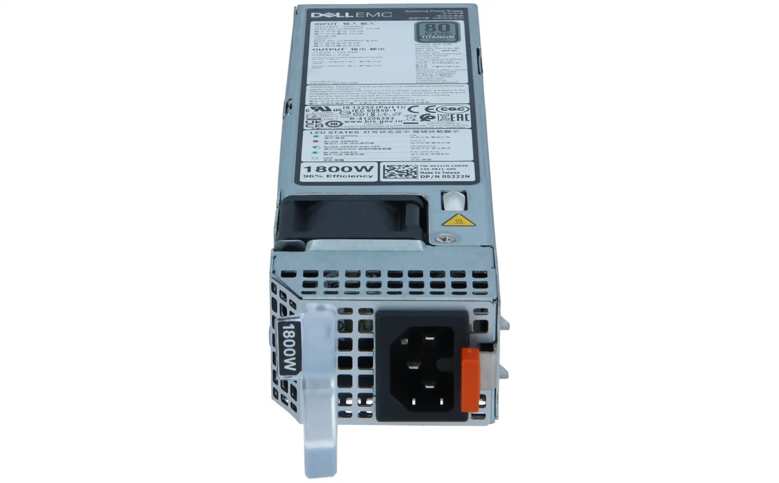 DELL PowerEdge 15/16th Generation 1800W 80 Plus Titanium Power Supply (5222N)