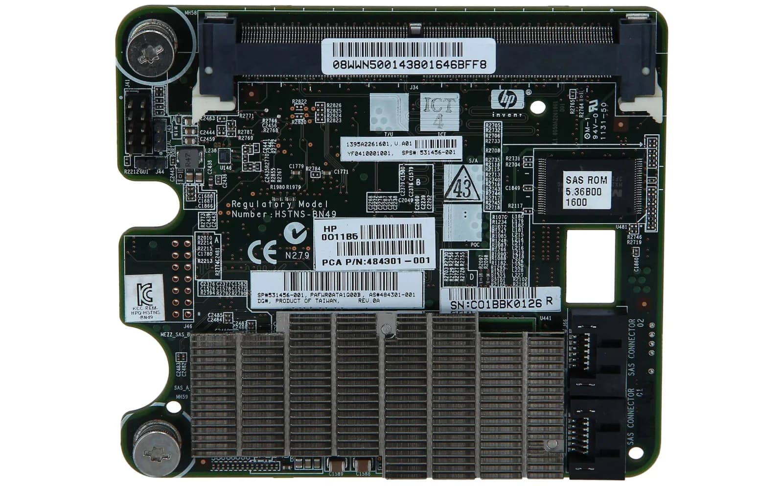 HPE SmartArray P712m/ZM PCI Express x8 6Gbit/s RAID-Controller (531456-001)