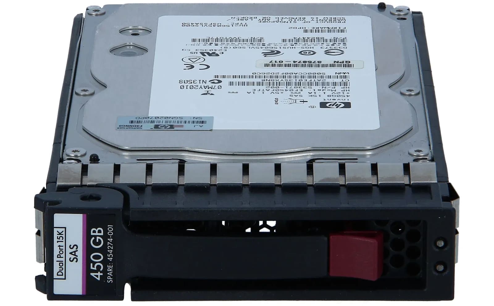 HPE HP 450GB SAS 6G 15K RPM HOT PLUG, Жёсткий диск, Serial Attached SCSI (SAS) (533871-002)