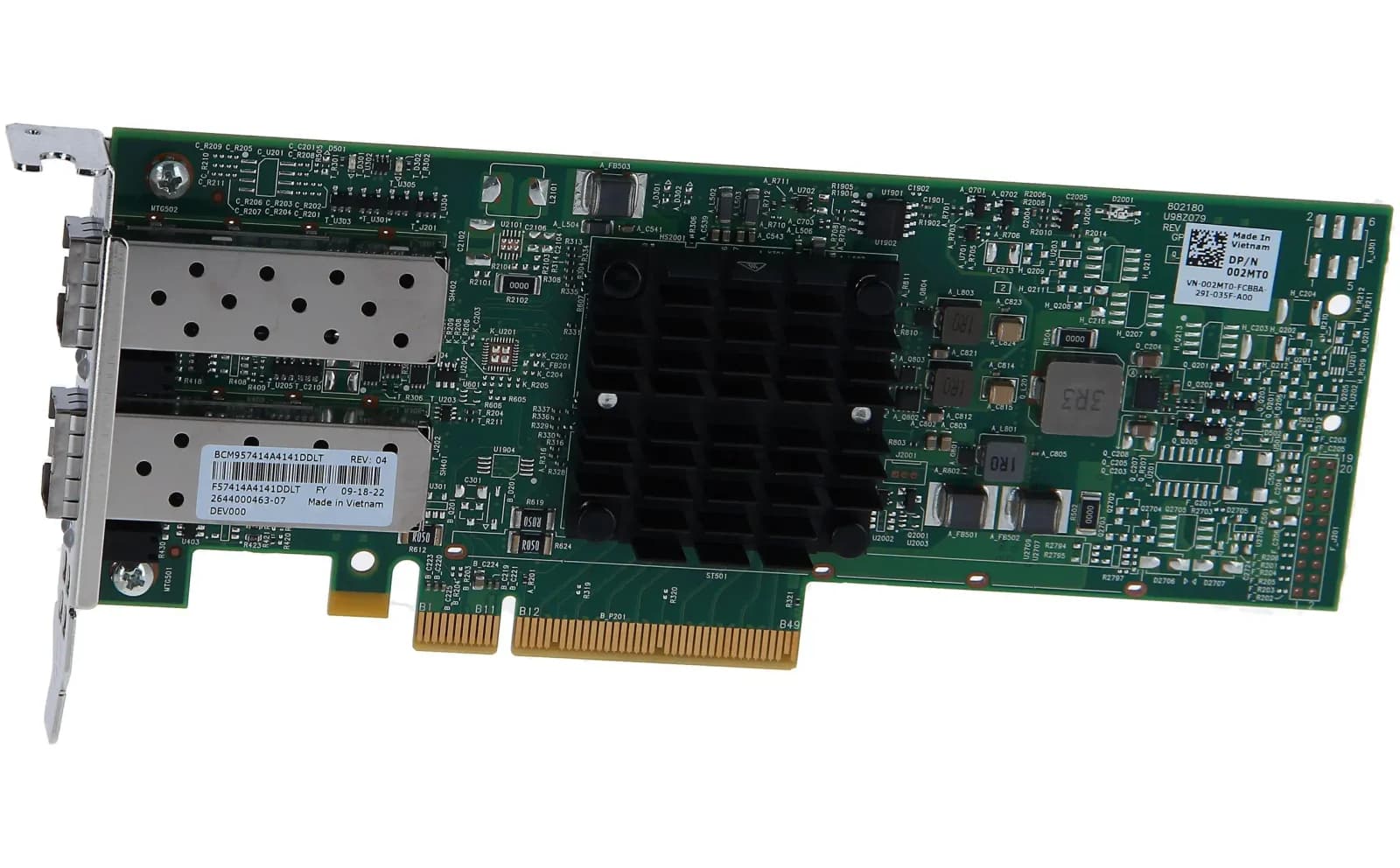 DELL Broadcom 57414, Version 2, network Адаптер, 25 Gigabit SFP28 x 2 (540-BDID)