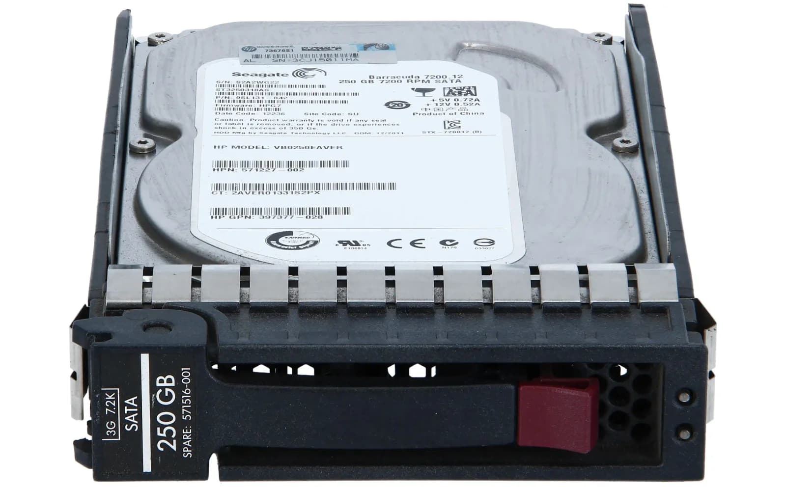 HPE 250GB SATA II HDD 250GB Serial ATA II Interne sərt disk (571516-001)