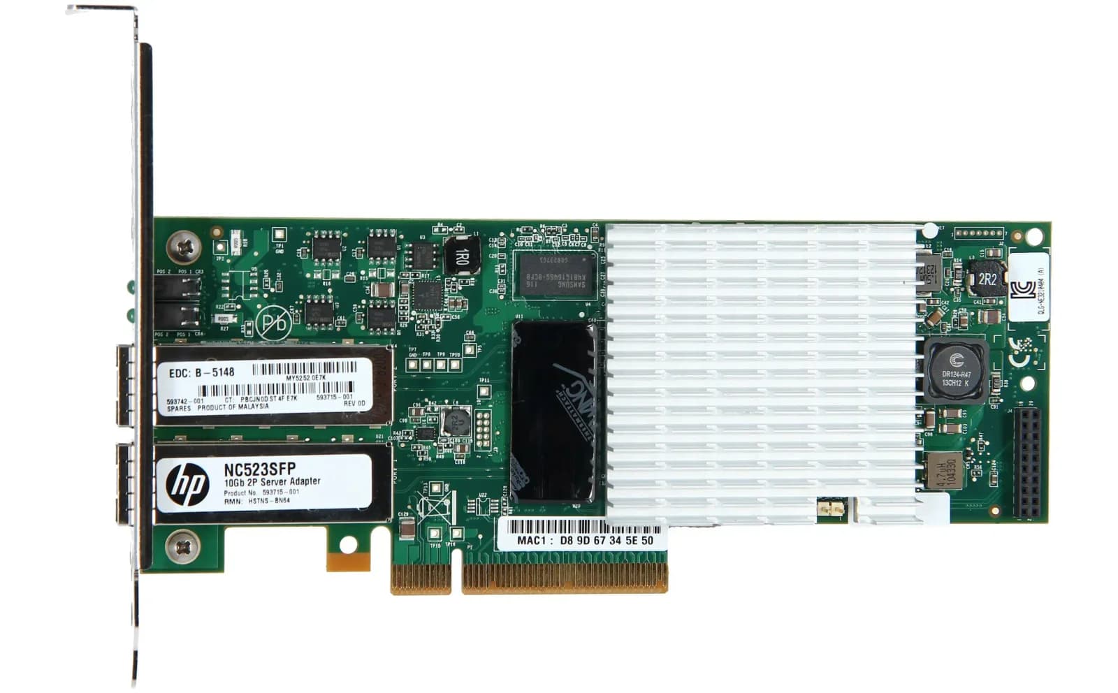 HP NC523SFP 10Gb Dual Port Сервер Адаптер (593717-B21)