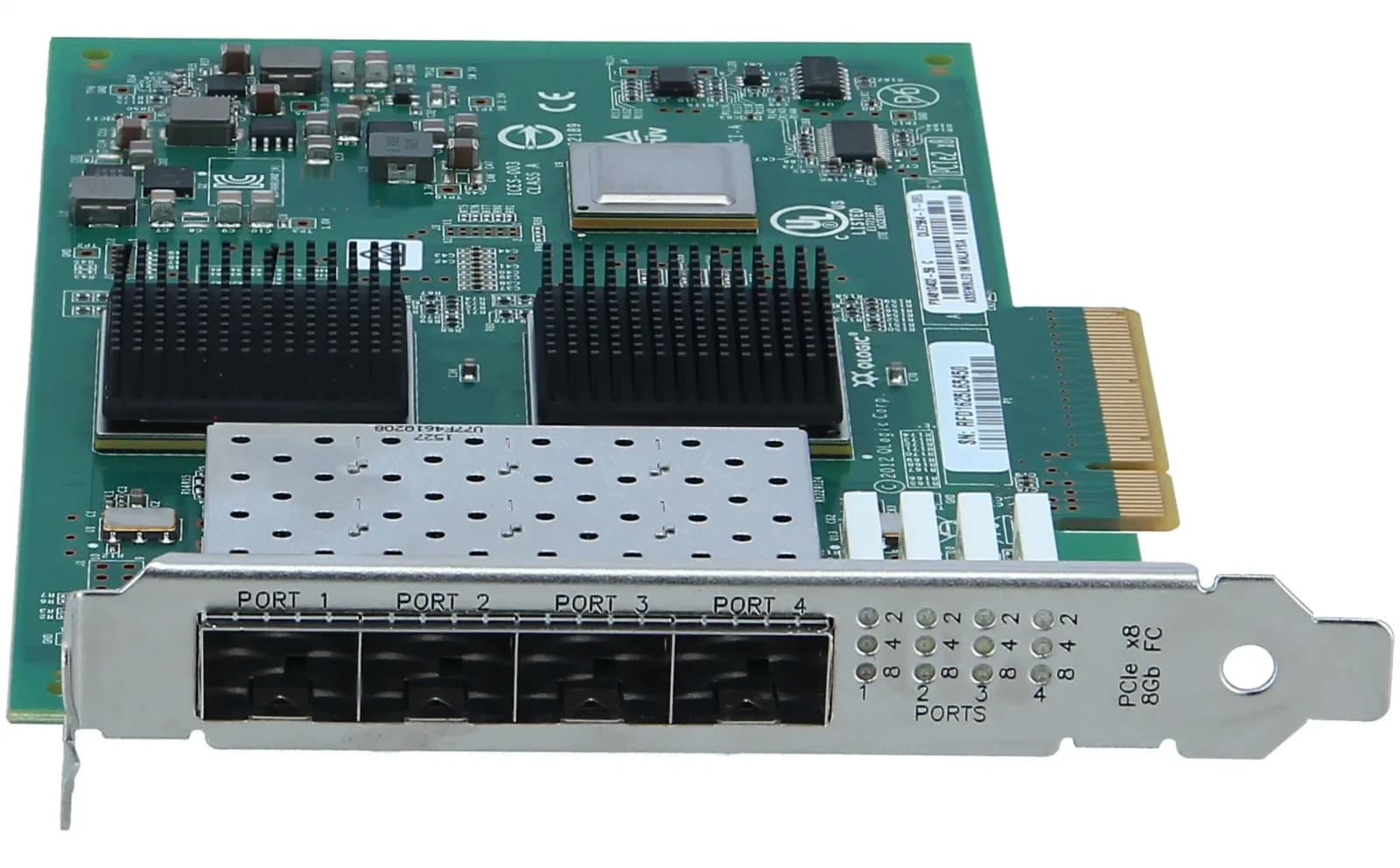 QLogic QLE2564-T 8GB Quad Port HBA (5JFP1)