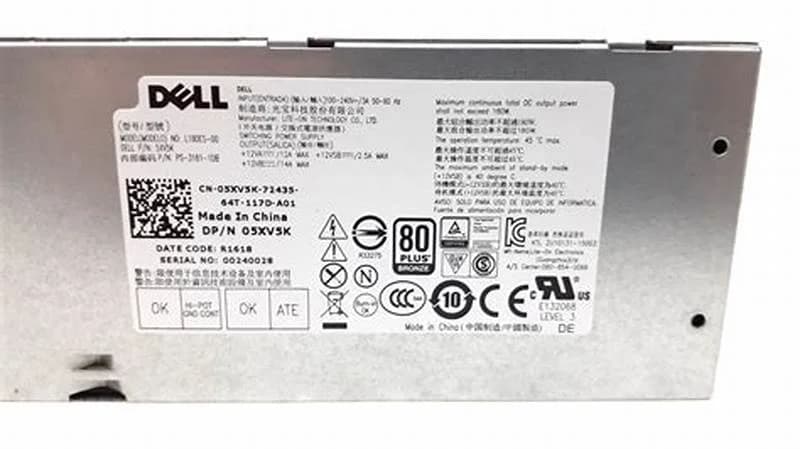 DELL OPTIPLEX 180W 3040, 5040 & 7040 PSU (5XV5K)