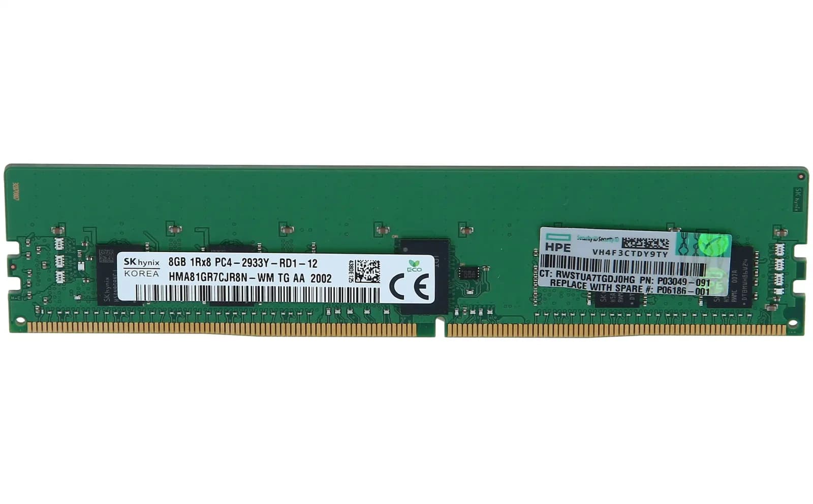 HP 4GB 1Rx4 PC3L-10600R-9 Kit (604504-B21)
