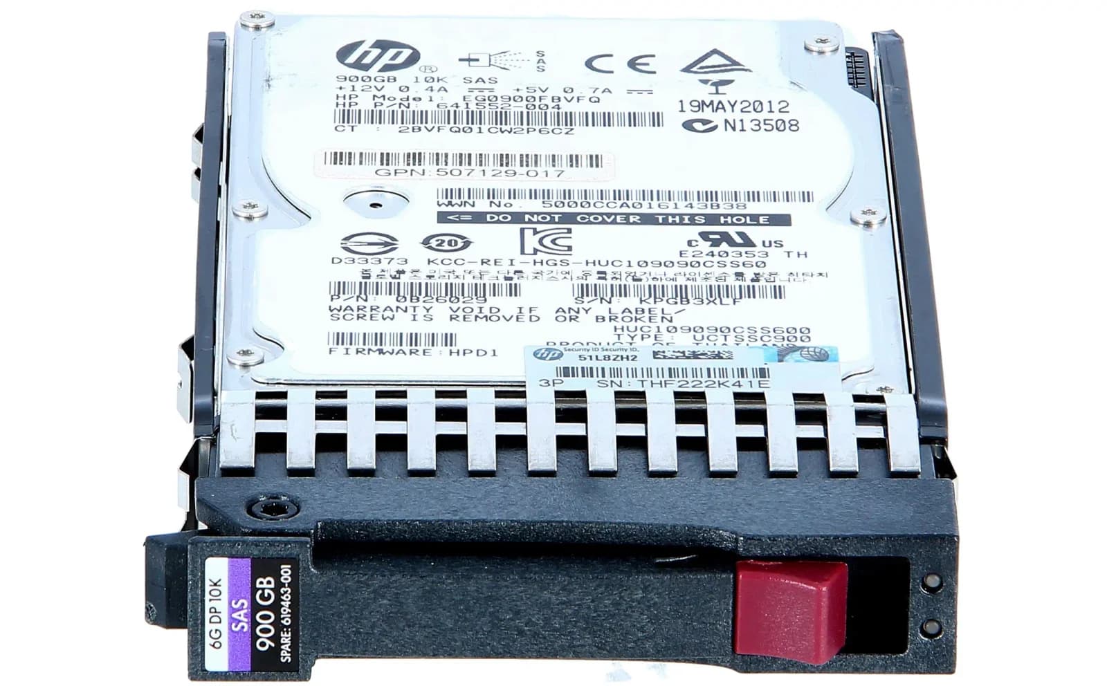 HP 900GB 6G SAS 10K 2.5in DP ENT HDD (619291-B21)
