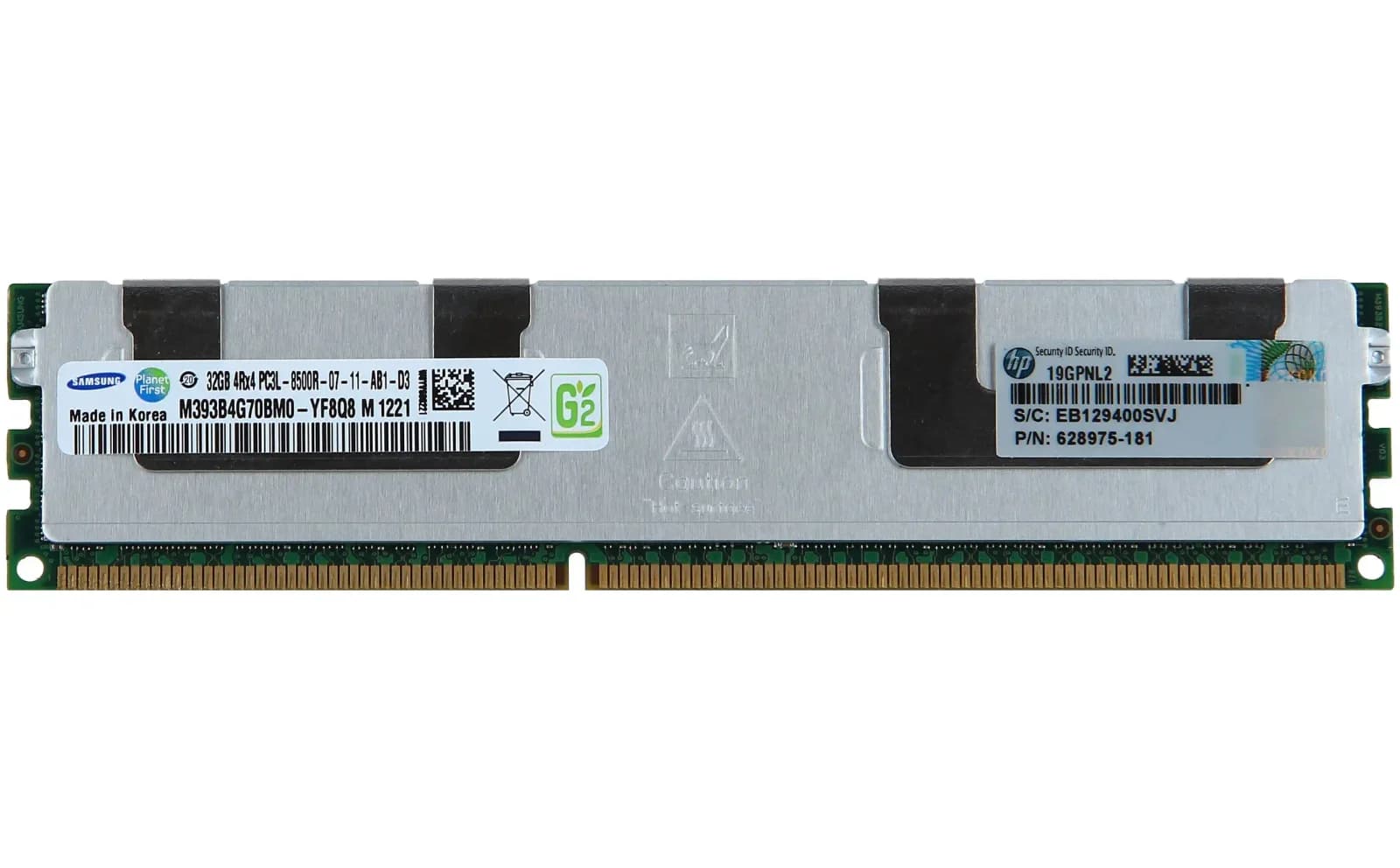 HPE 32GB DDR3-1066MHz, CL7 32GB DDR3 1066MHz yaddaş modulu (627810-B21)