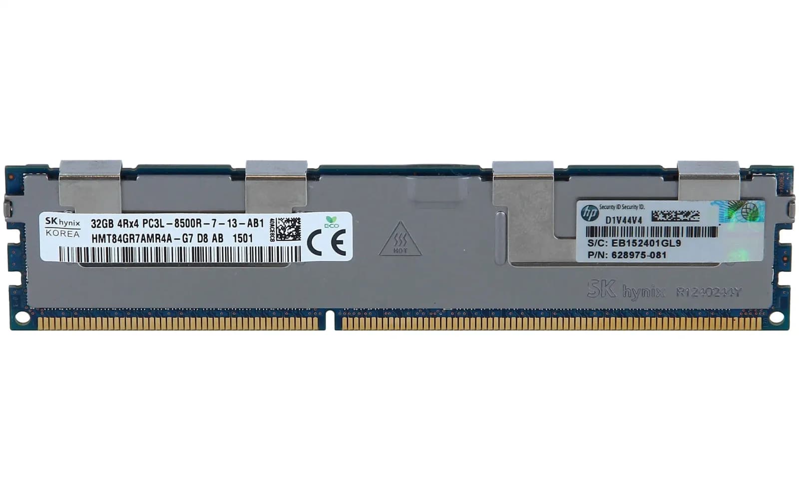 HP 32GB 4Rx4 PC3L-8500R-7 Kit (627814-B21)