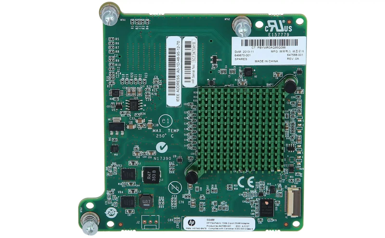 HP FlexFabric 10Gb 2-port 554M Адаптер (647590-B21)