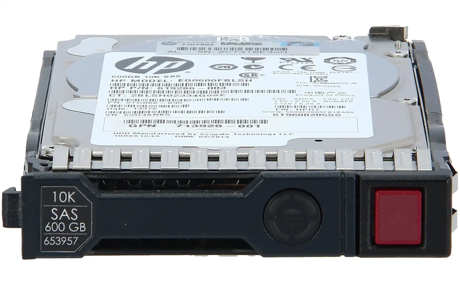 HP 600GB 6G SAS 10K rpm SFF (652583-B21)