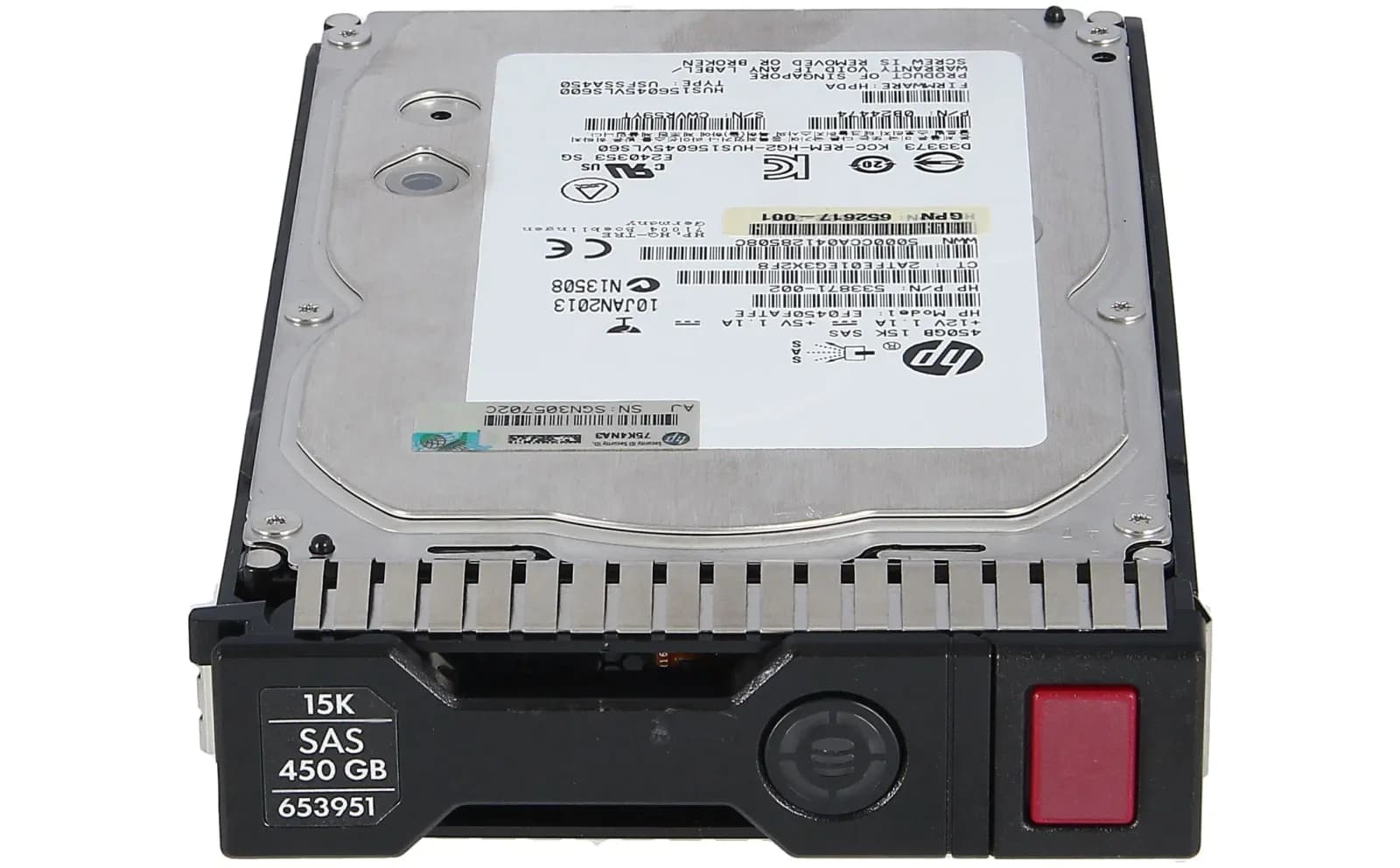 HP 450GB 6G SAS 15K 3.5in SC ENT HDD (652615-B21)