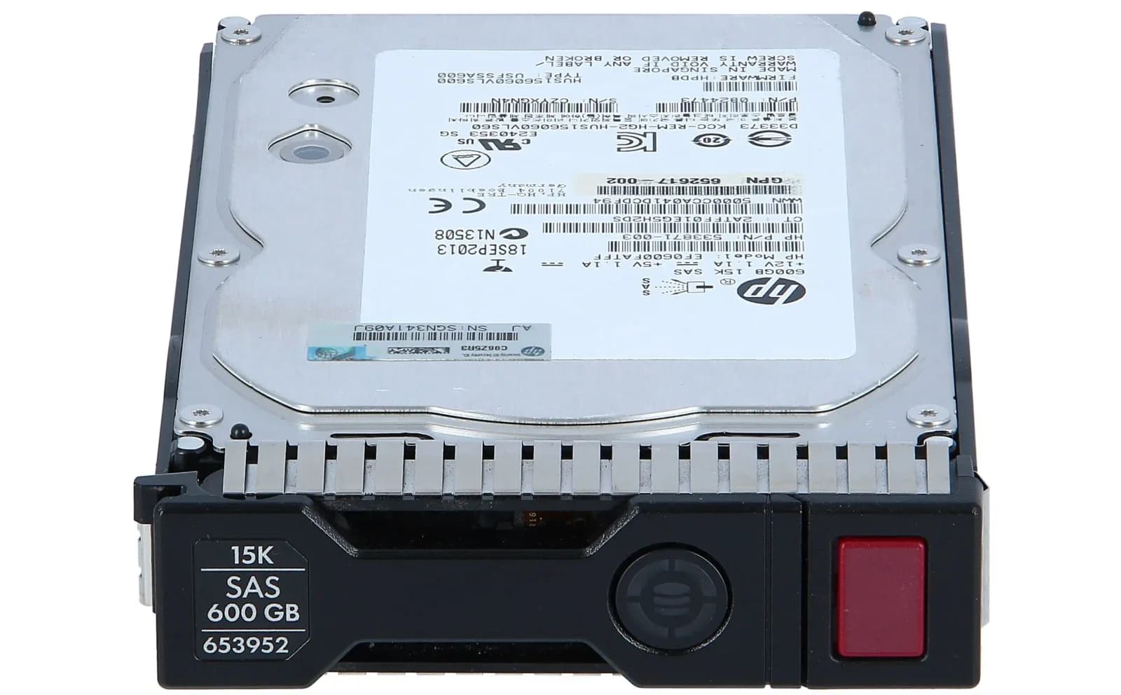 HP 600GB 6G SAS 15K 3.5in SC ENT HDD (652620-B21)