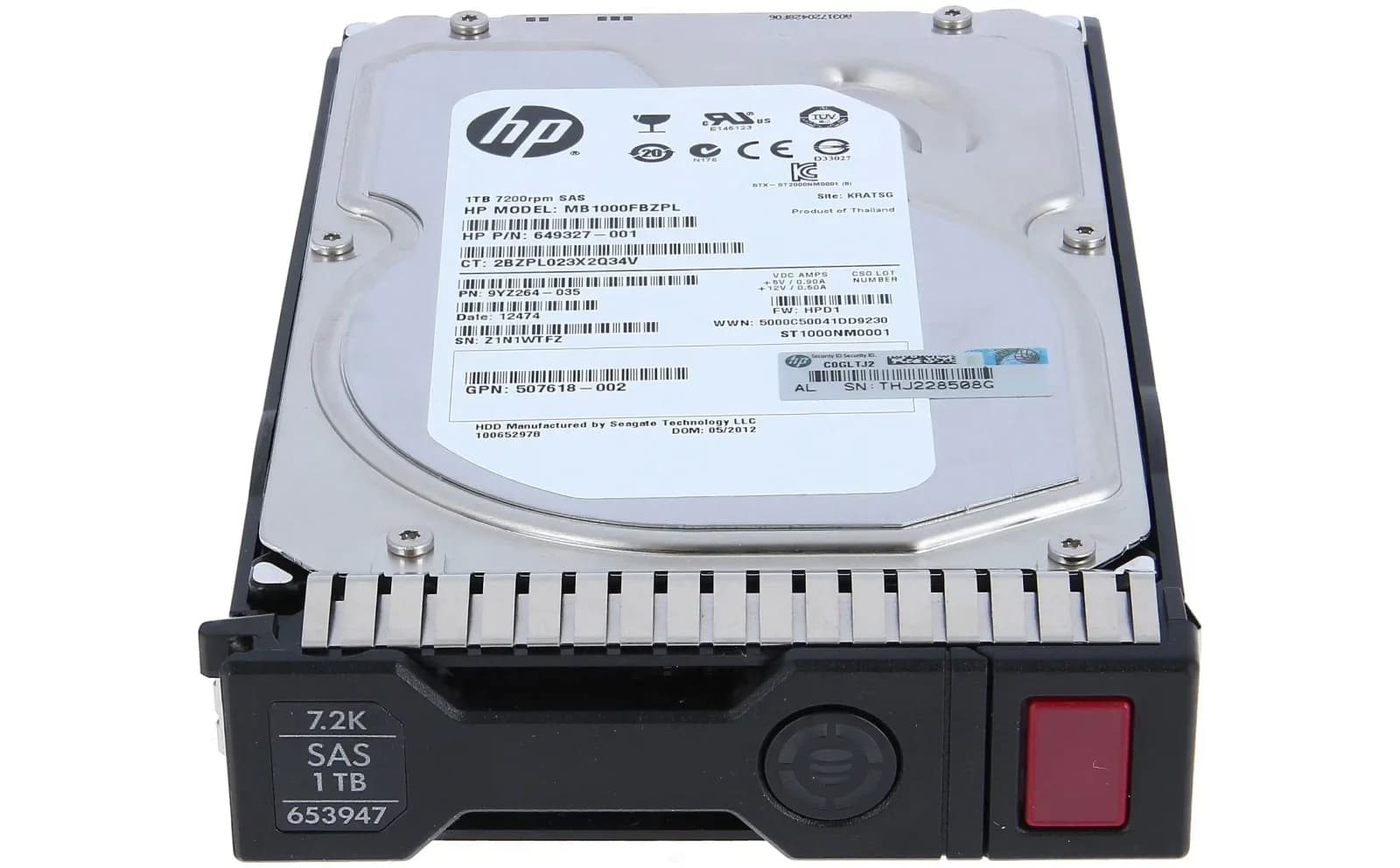 HP 1TB 6G SAS 7.2K 3.5in SC MDL HDD (652753-B21)