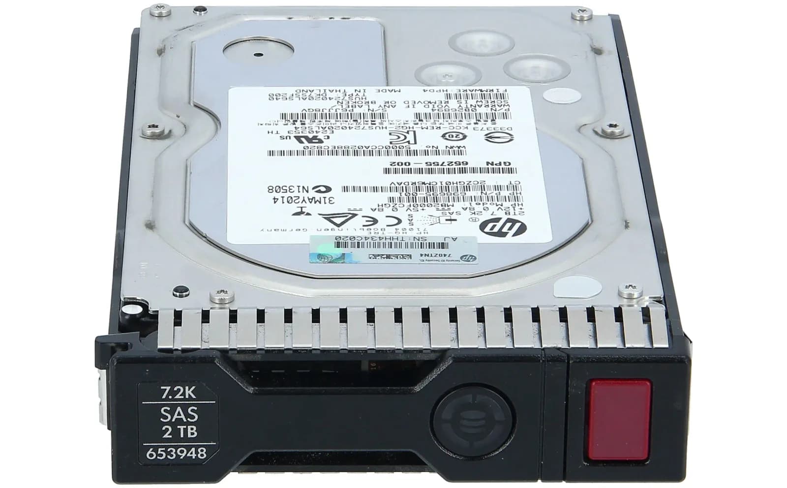 HP 2TB 6G SAS 7.2K rpm LFF (3.5-inch) SC Midline 1yr Hard Drive (652757-B21)