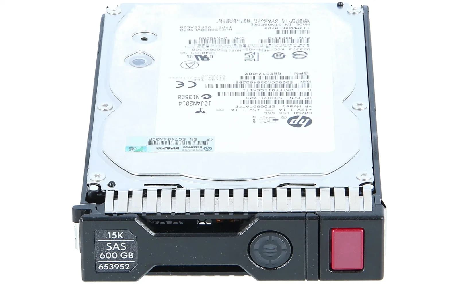 HPE Dual Port Enterprise 3,5" SAS 600 GB, sərt disk, 15.000 rpm, Intern (653952-001)