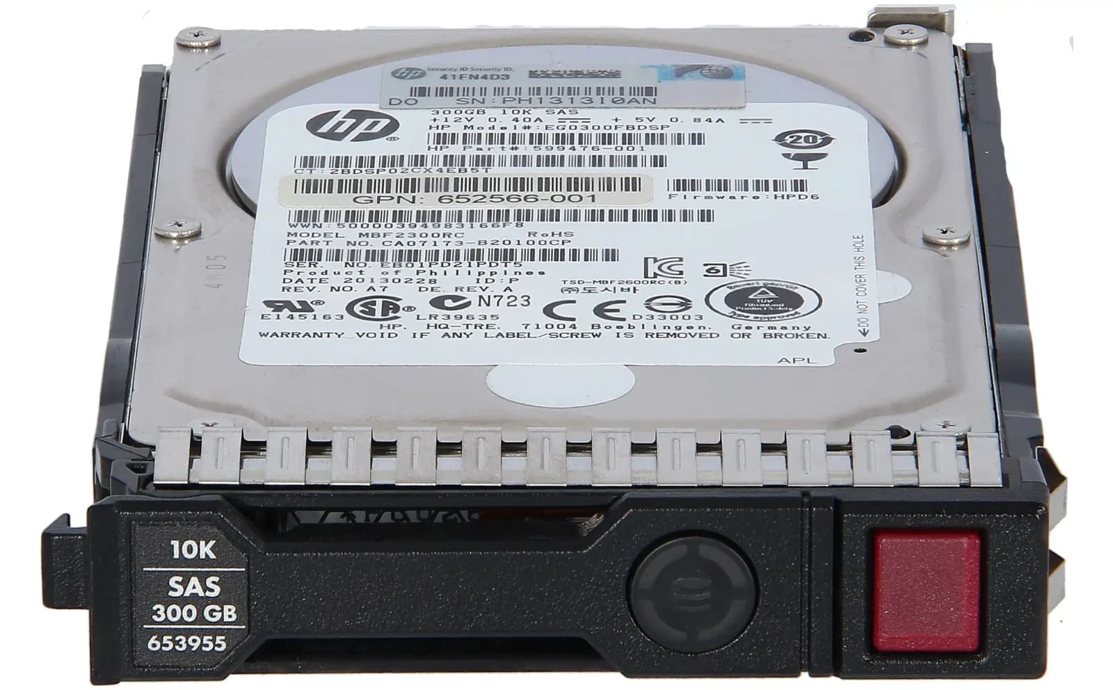 HPE Жёсткий диск, 300 GB, Hot-Swap (653955-001)