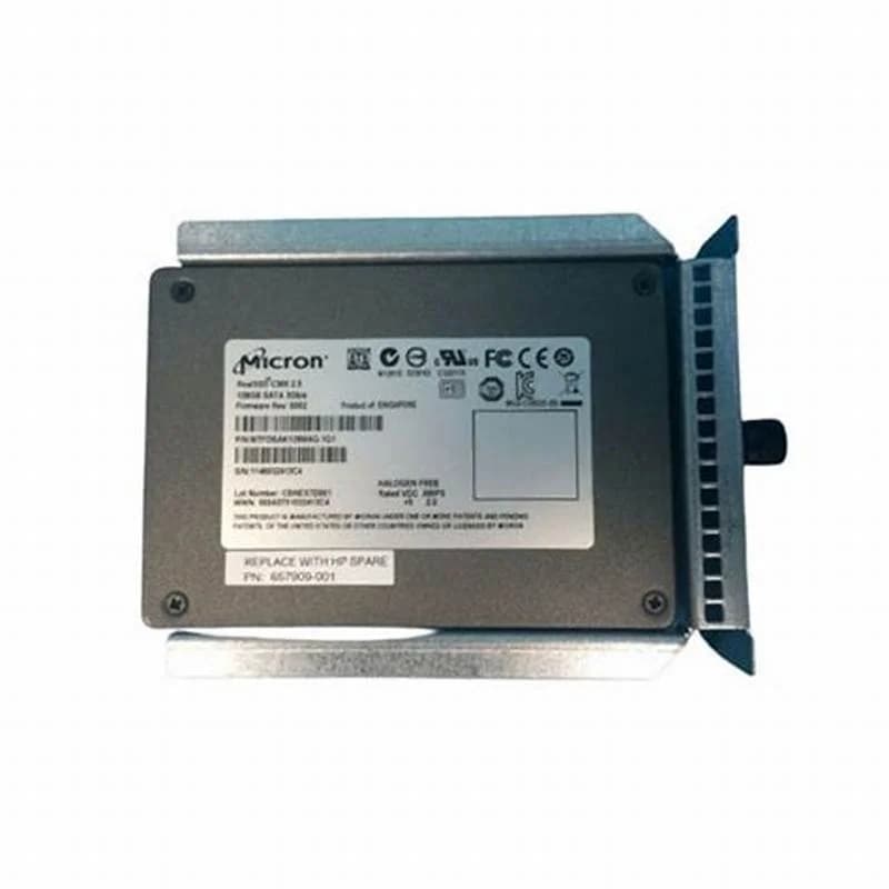 HP 128 GB SSD, внутренний, SATA 3Gb/s, üçün P/N: QR586A (657909-001)