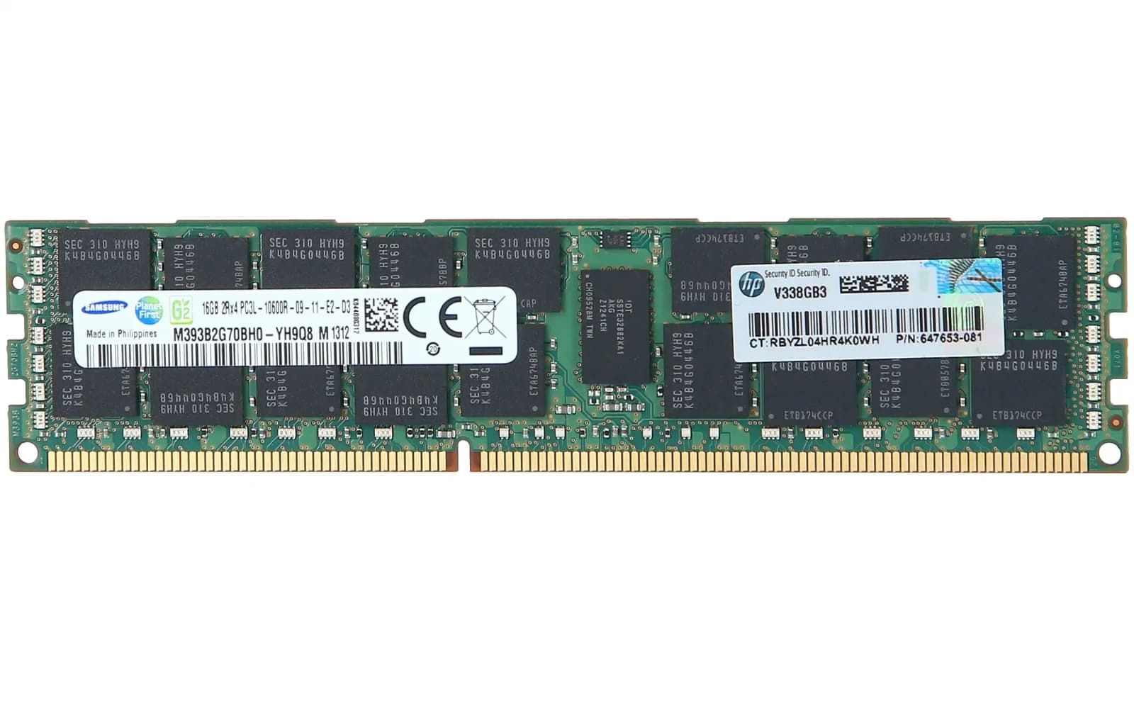 HPE 664692-001 16GB DDR3 1333MHz ECC yaddaş modulu (664692-001)
