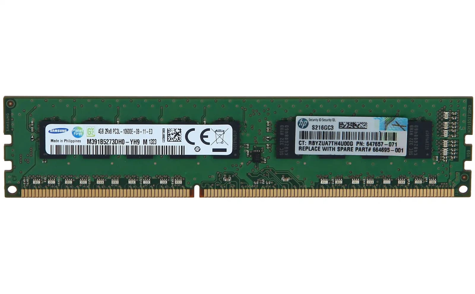 HPE 664695-001 4GB DDR3 1333MHz ECC yaddaş modulu (664695-001)