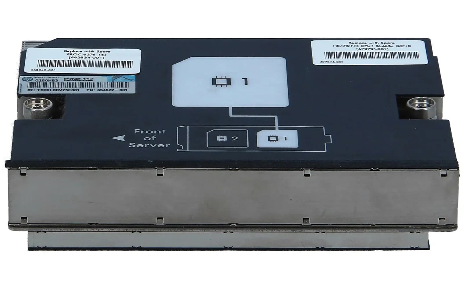 HPE HP HEATSINK FOR HP PROLIANT BL465C G8 FOR CPU 1 (672721-001)