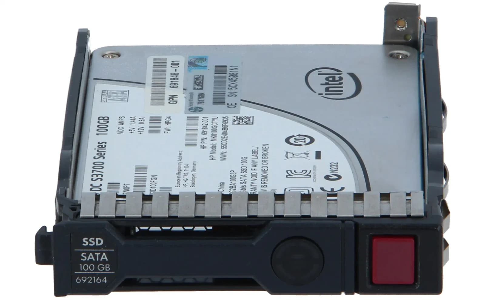 HP 100GB 6G SATA Mainstream Endurance SFF 2.5-in SC Enterprise Mainstream 3yr Wty Solid State Drive (691862-B21)