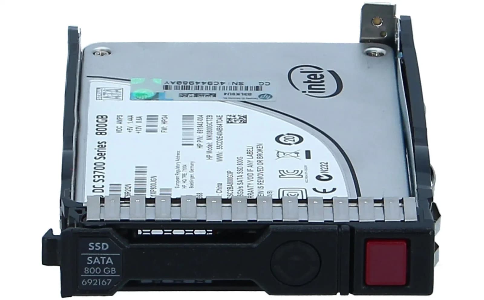 HP 800GB 6G SATA Mainstream Endurance SFF 2.5-in SC Enterprise Mainstream 3yr Wty Solid State Drive (691868-B21)