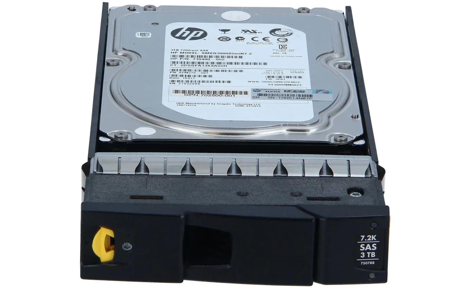 HP 3TB HDD SAS 6Gb/s Spare Part, Hdd, Serial Attached SCSI (SAS) (710490-002)