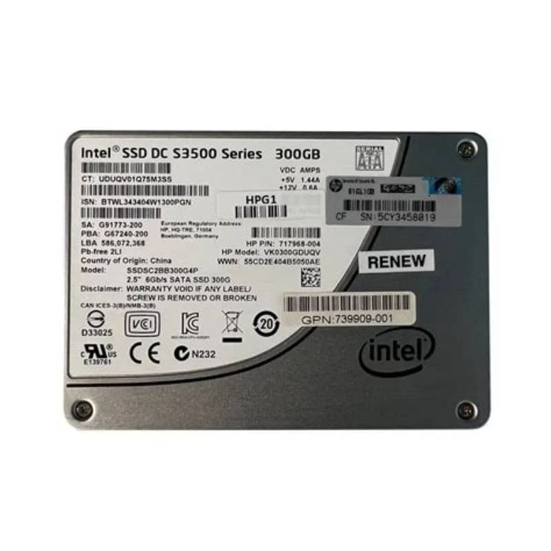 HPE 300GB 6G SATA VE 2.5in SC**Shipping New Sealed Spares** (717968-004)
