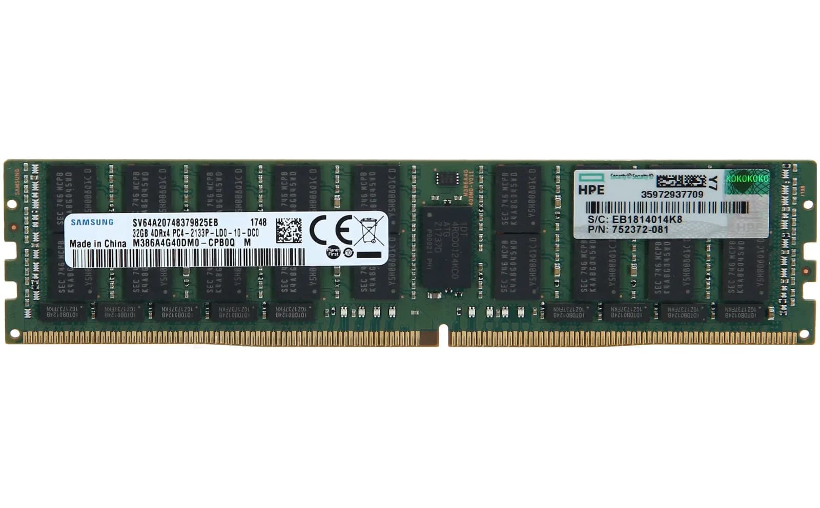 HP 32GB 4Rx4 PC4-2133P-L Kit (726722-B21)
